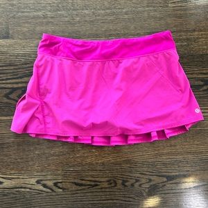 Size 10 hot pink skirt from Lululemon